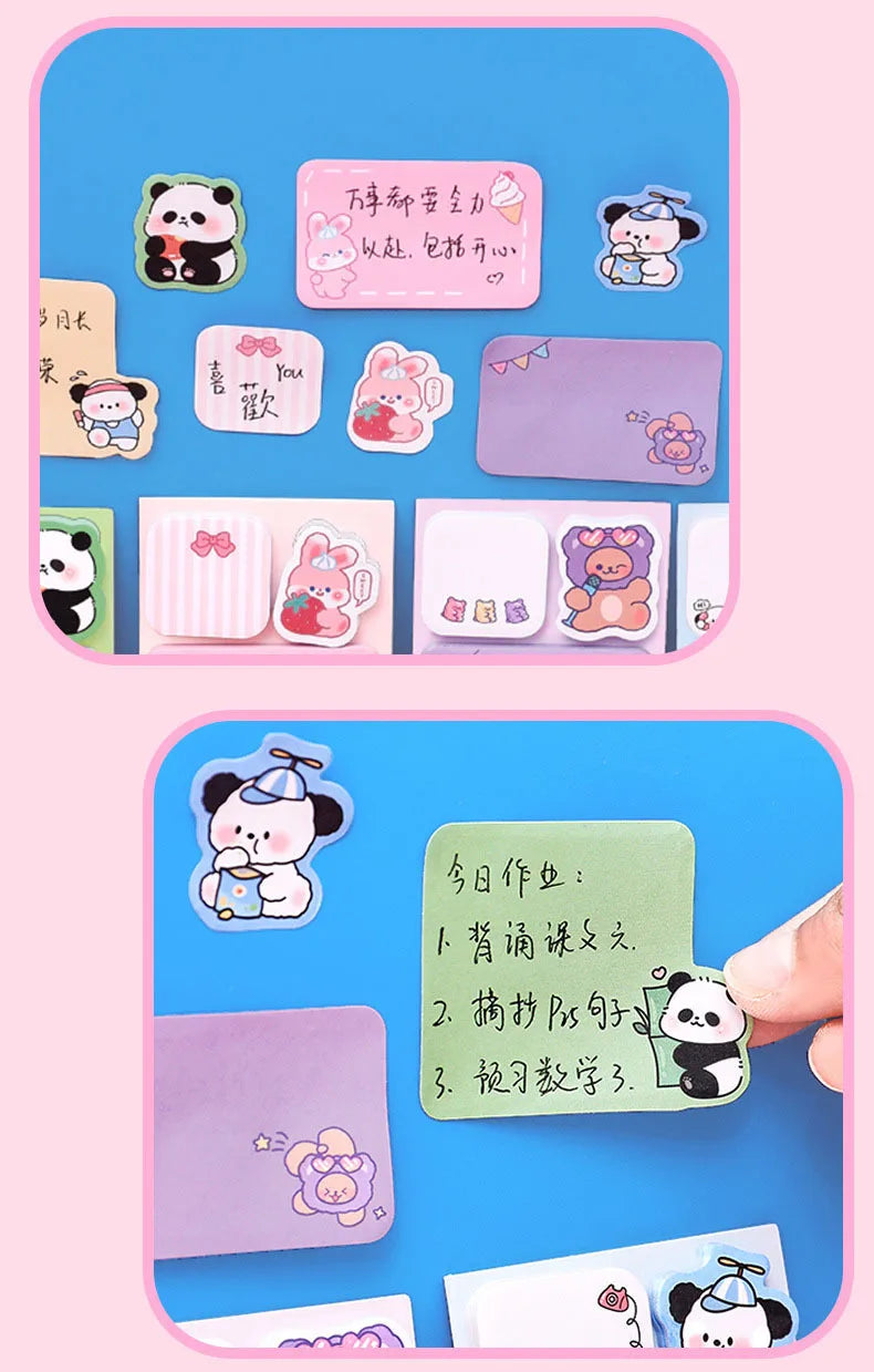 Cute Animal Sticky Notes Memo Pad