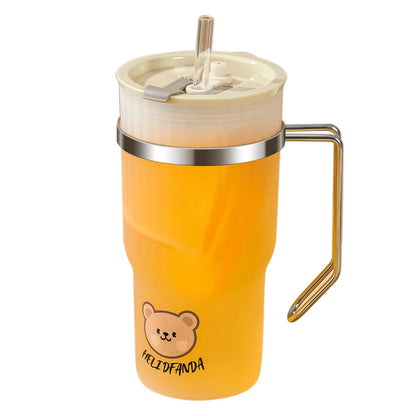 Cute Bear Plastic Water Cup