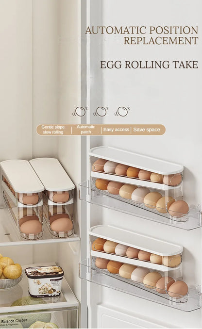 Automatic Rolling Eggs Holder Rack