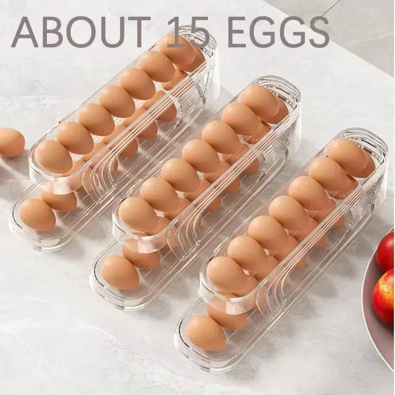 Automatic Rolling Eggs Holder Rack