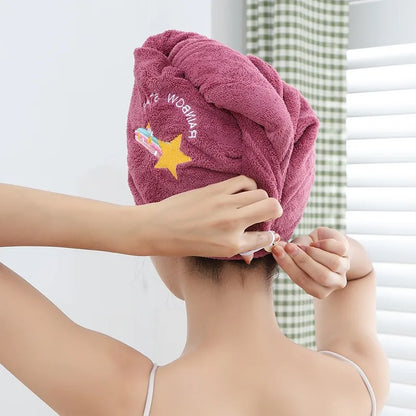 Quickly Drying Super Absorbent Head Towel